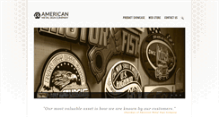 Desktop Screenshot of americanmetalsign.com